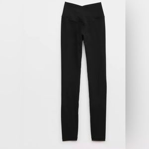 Aerie black crossover leggings